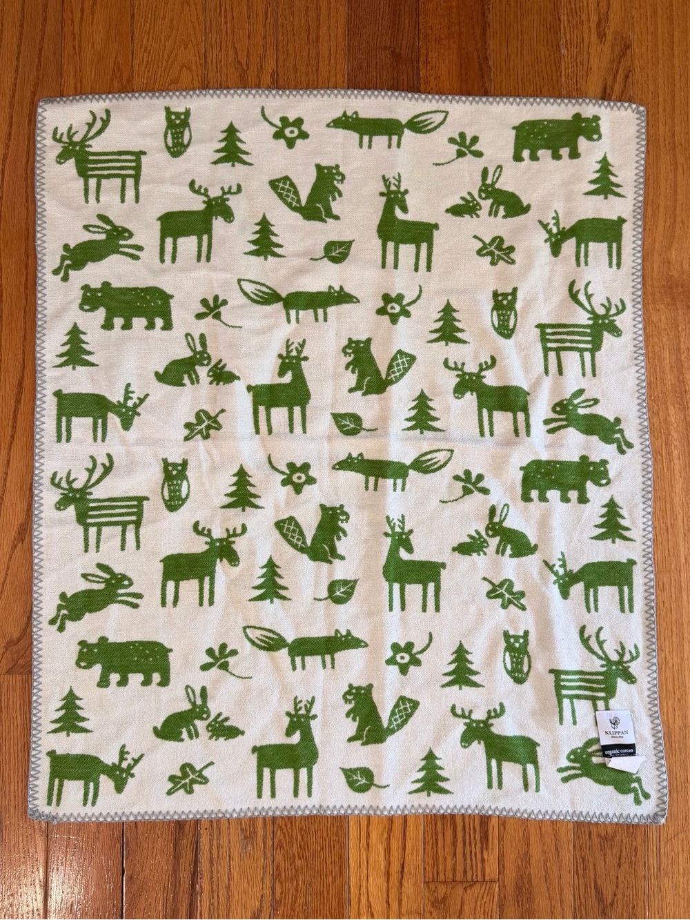 Klippan organic cotton baby blanket